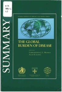 Image of the front cover of the The Global Burden of Disease report