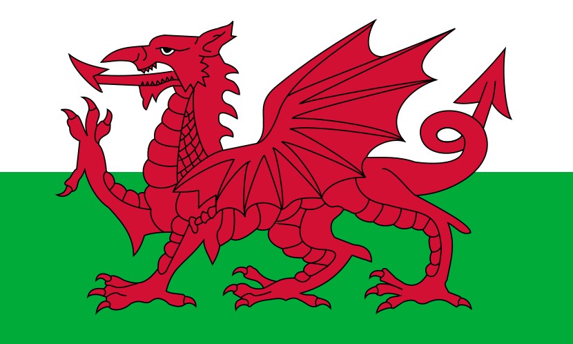 An image of the Welsh flag