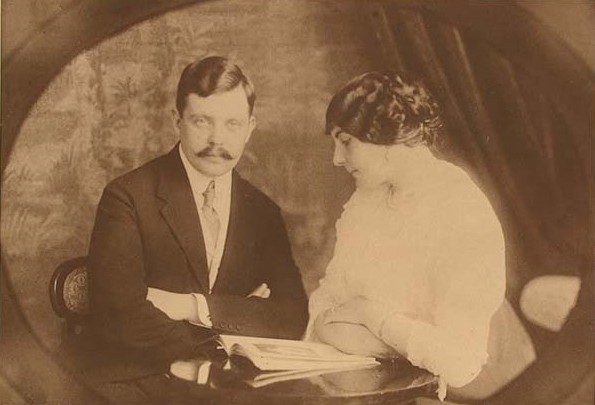 A picture of Sergei Pankejeff with his wife.