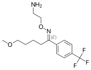 Skeletal formula of fluvoxamine