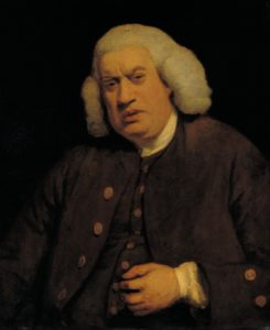 Doctor Samuel Johnson by Sir Joshua Reynolds 