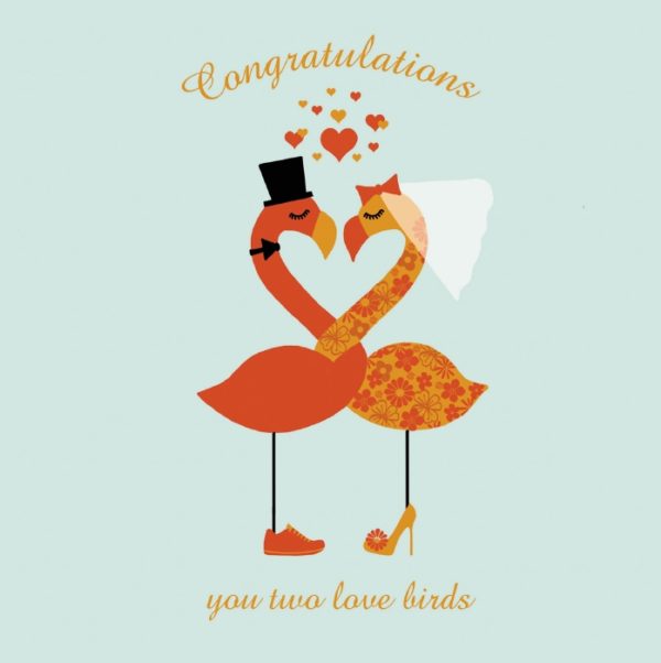Wedding Flamingos