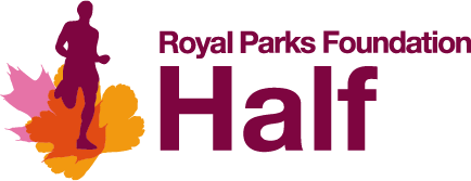 A copy of the Royal Parks Half Marathon logo. 