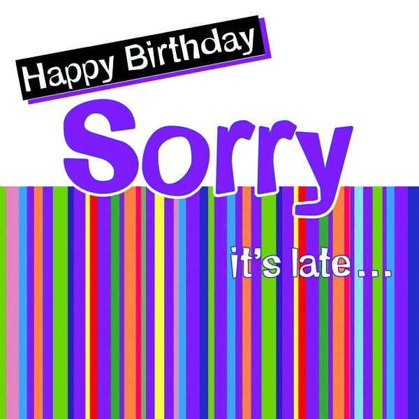 Stripey sorry it’s late