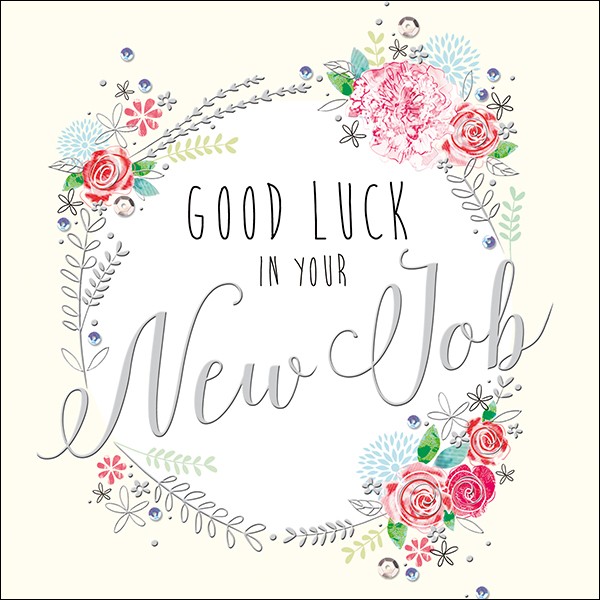 Good Luck On Your New Job Free Printable Cards - Printable Templates Free