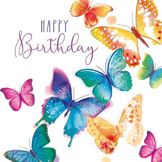 More colourful birthday butterflies | OCD-UK