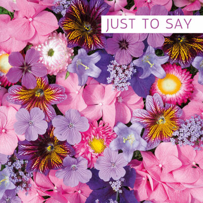 Just say it with flowers