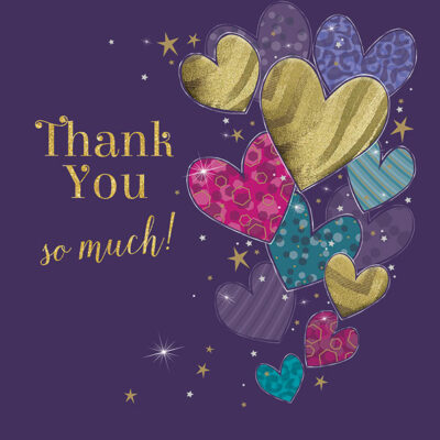 Thank You Heart Balloons