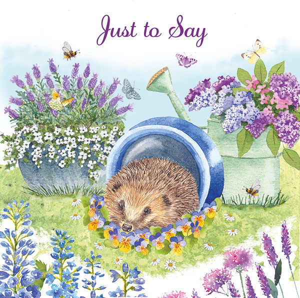 Watering Can Hedgehog