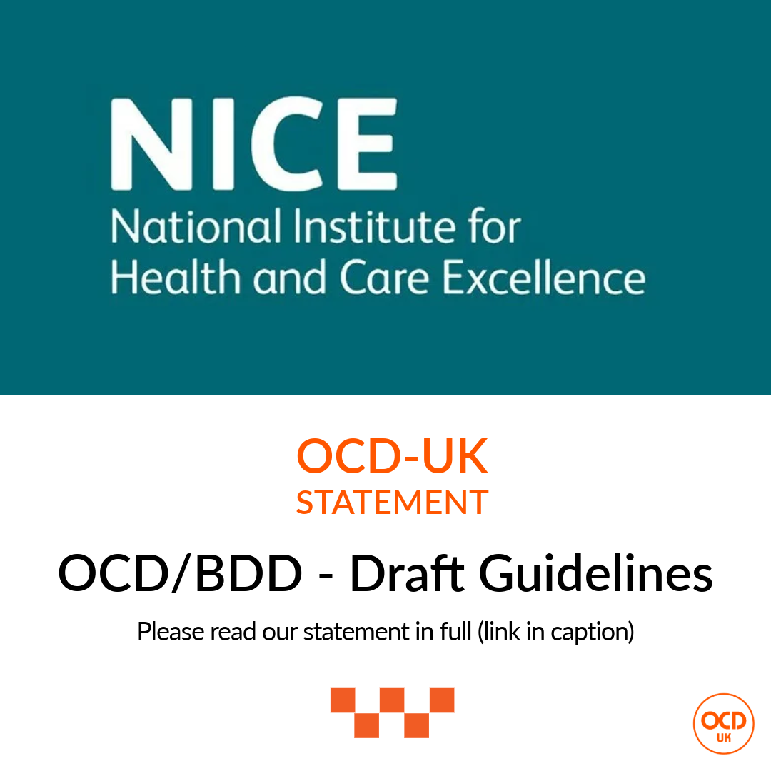 Featured image for “OCD-UK Statement on the proposed NICE Guideline review”